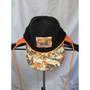 Pet Viper Camo‎ Hat Actual Bush Speed Fleece To Cover Ears. Adjustable Buckle...